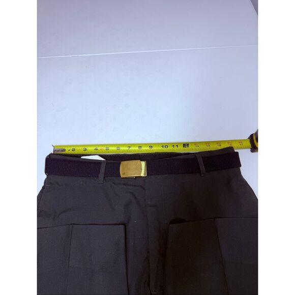 Vintage DSCP By Tennessee Apparel Men’s Wool Blend Pants Sz 33S Army Green Belt - Picture 10 of 14